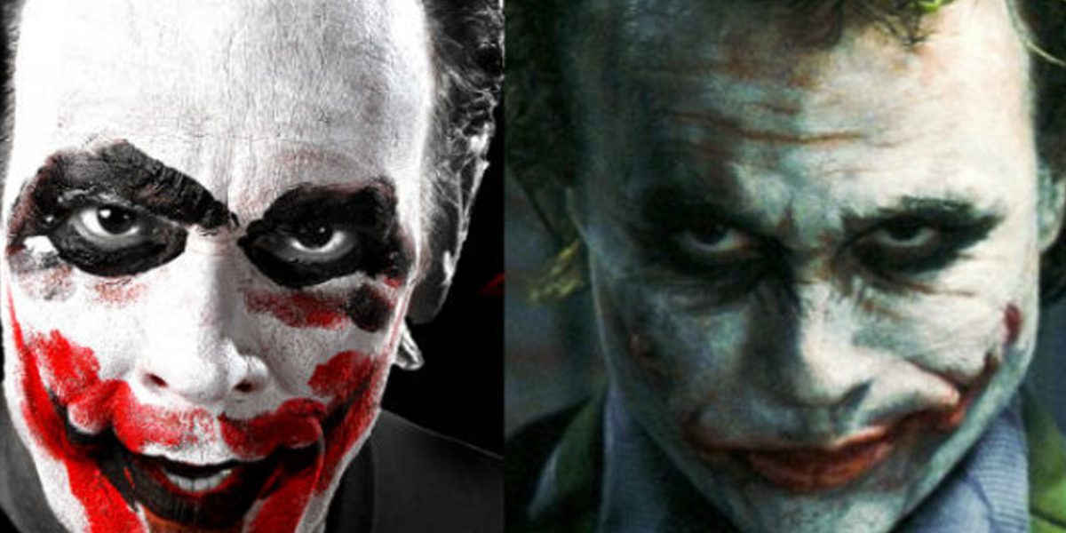wrestler playing video game characters - Sting/ The Joker