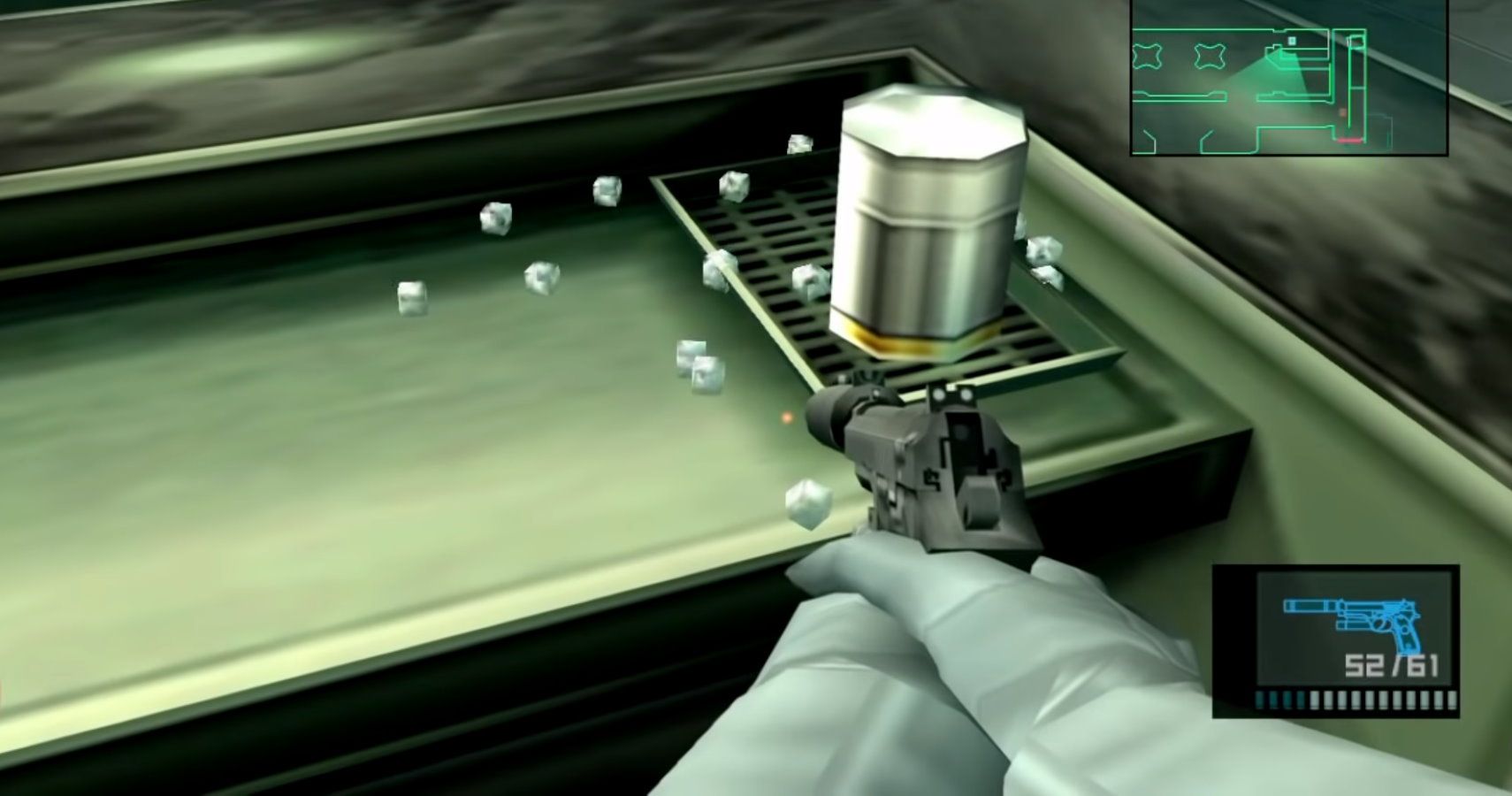 ridiculous video games details - Metal Gear Solid 2 bucket of ice mgs2 - 52761