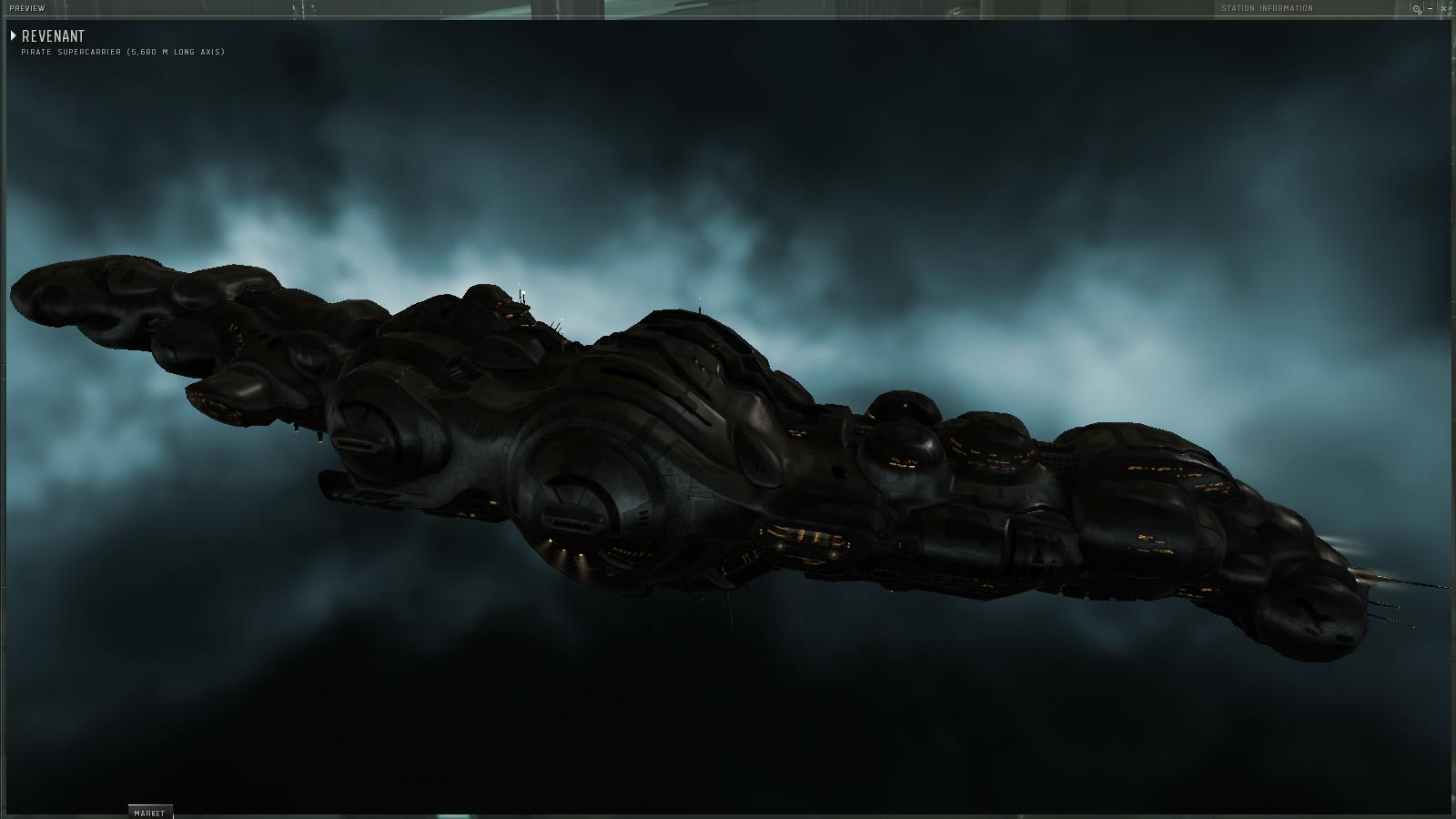 Expensive and Useless Micro-transactions - Revenant Supercarrier, $9,000 (Eve Online)