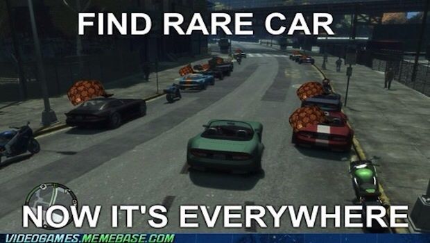 Grand Theft Auto Memes  - grand theft auto memes - Find Rare Car Now It'S Everywhere Videogames.Memebase.Com