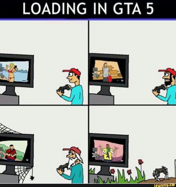 Grand Theft Auto Memes  - gta 5 meme - Loading In Gta 5 ifunny.cu