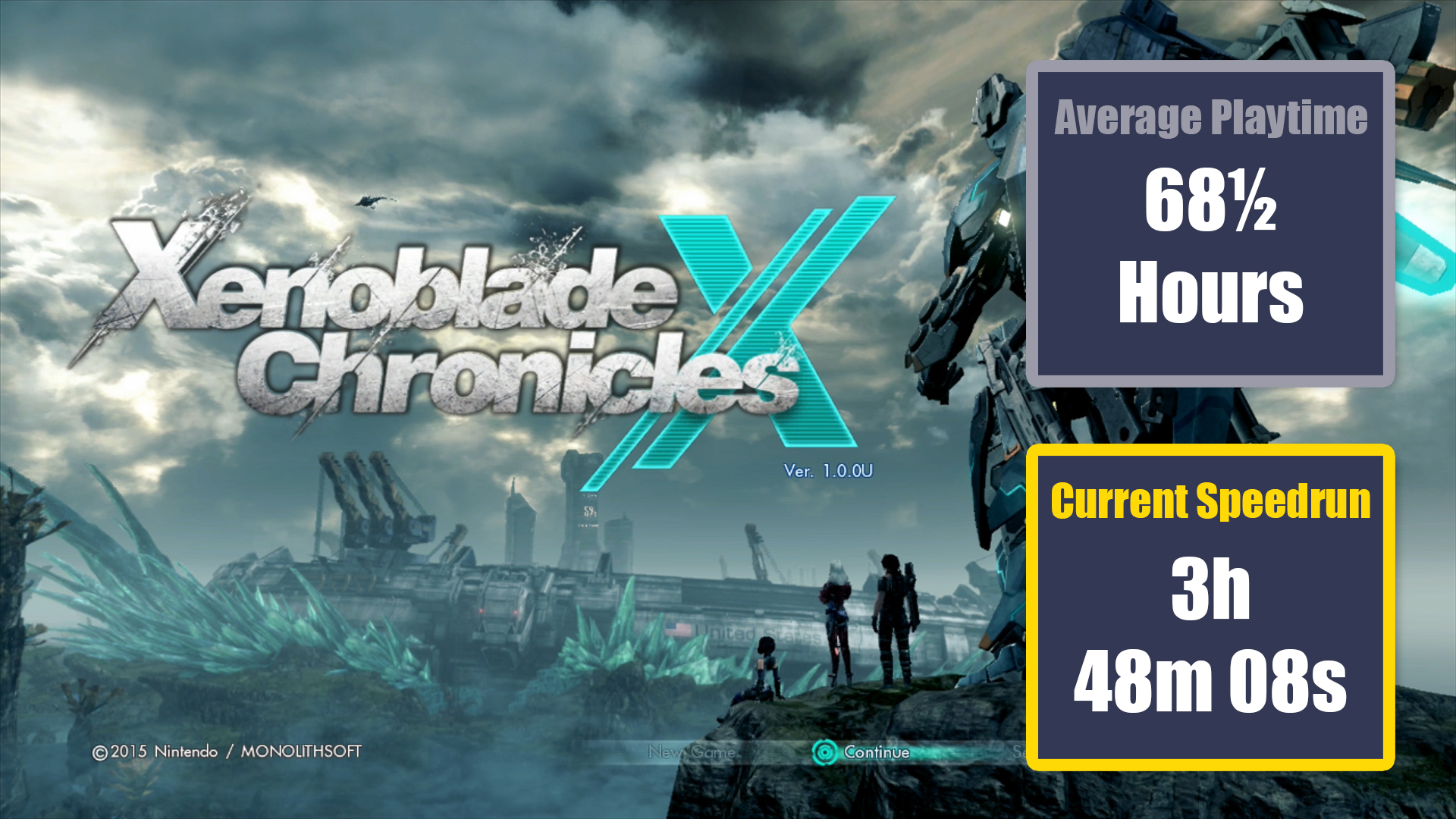 fast video game speed runs - Xenoblade Chronicles X