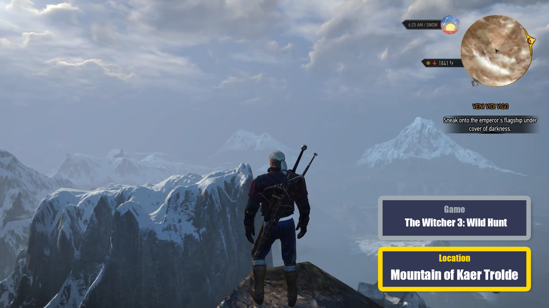 highest vantage points in games - The Witcher 3: Wild Hunt
