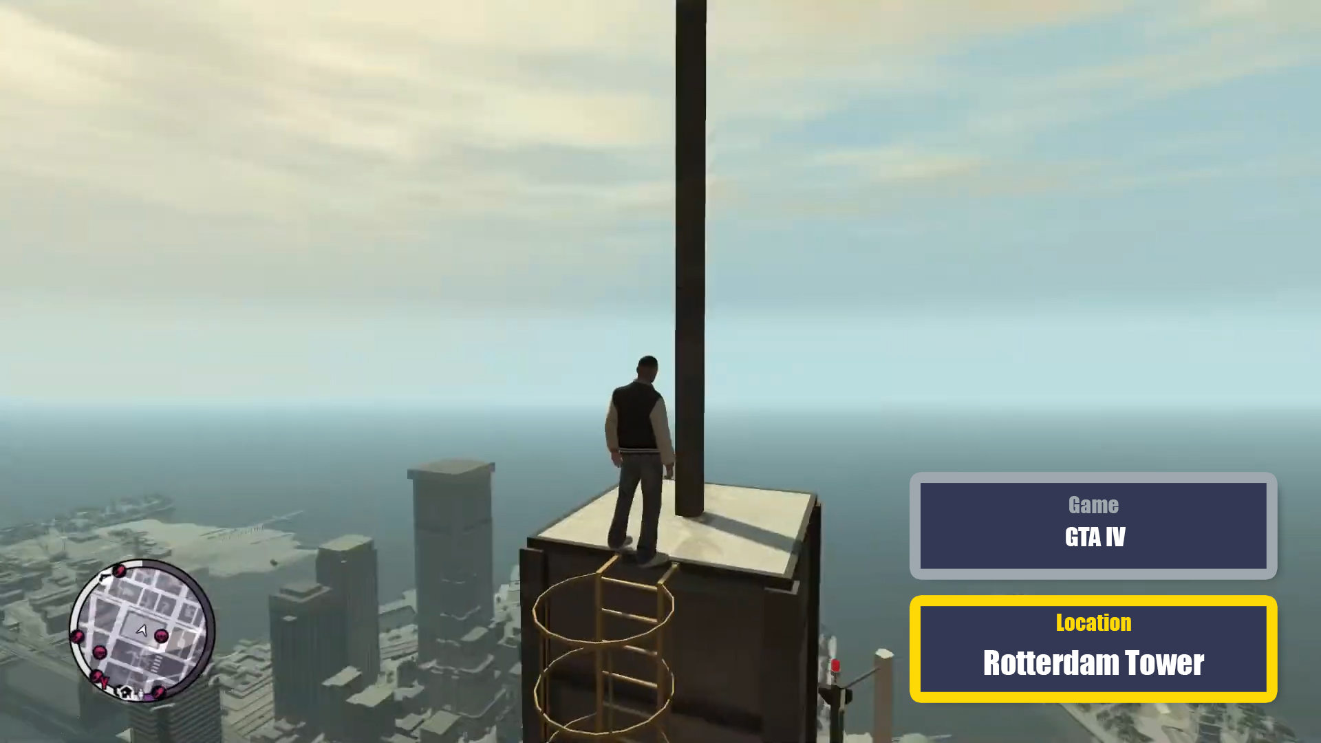 highest vantage points in games - Grand Theft Auto 4