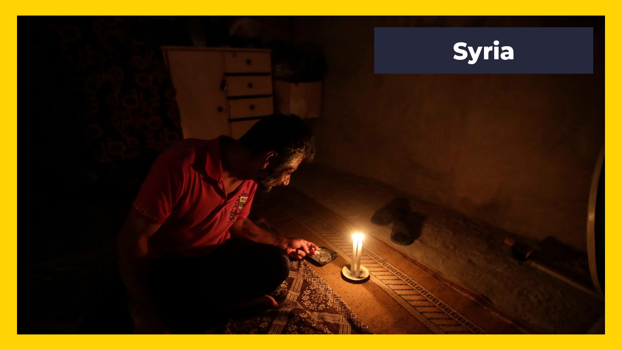 cultural differences -  electricity has gone - Syria