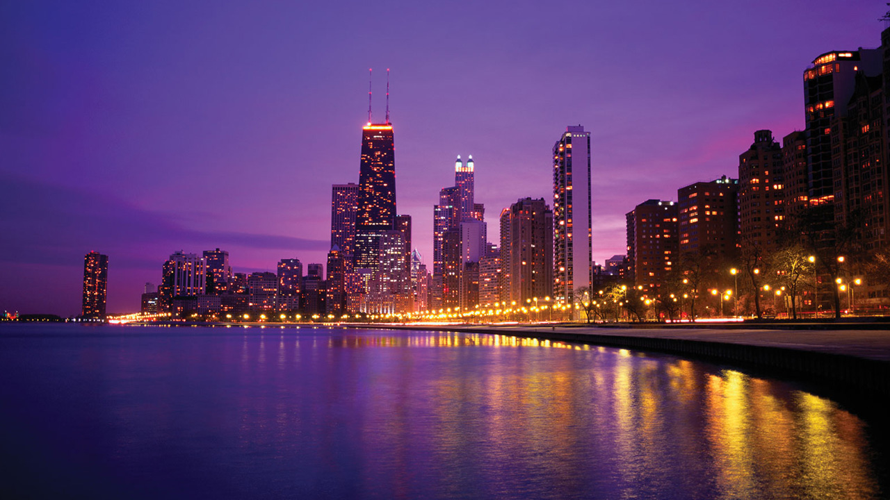 fascinating facts - chicago at night