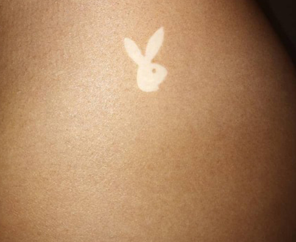 “Pl****y bunny tan outline on your hipbone lol.” - seafoam22