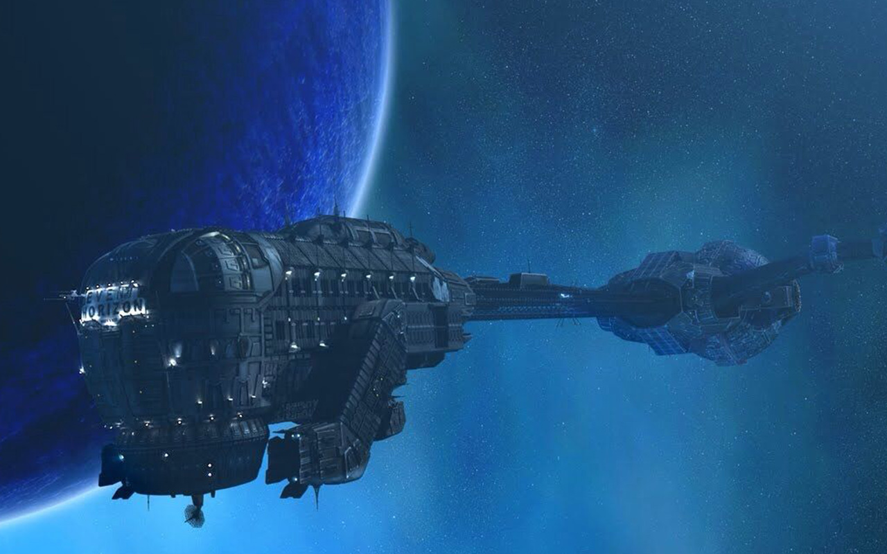 Center of a blackhole - event horizon ship design