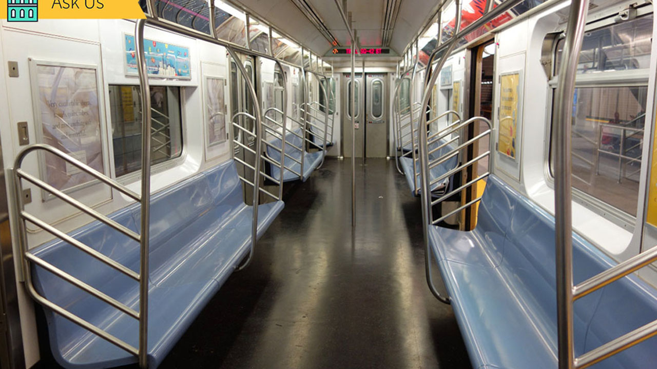 Advice for Visiting the USA - empty subway car nyc