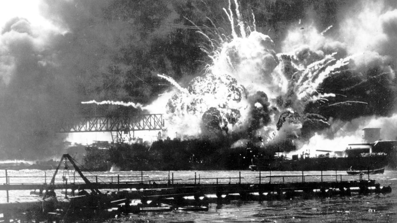 interesting history facts - That started WW2 when pearl harbor was bombed in Hawaii, on one of the vessels that were bombed and sunk to the ocean floor actually had people alive in it locked in an air-tight room.