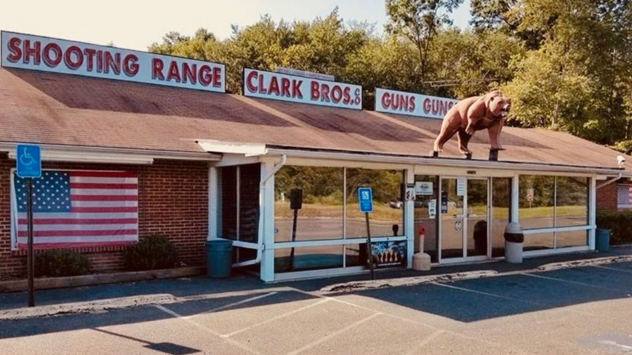 Small Town Stories - small town gun shops - Shooting Range Clark Bros.S Guns Gun