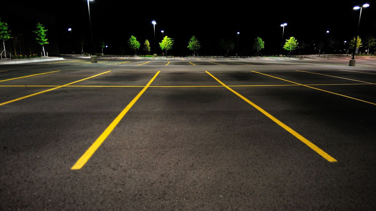 Normal Things That Look SUS At Night - empty parking lot