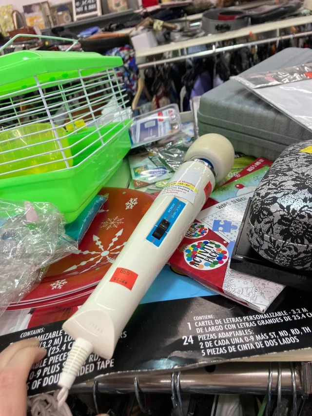 Yep, just a regular massager up for sale at a local shop next to kid items.