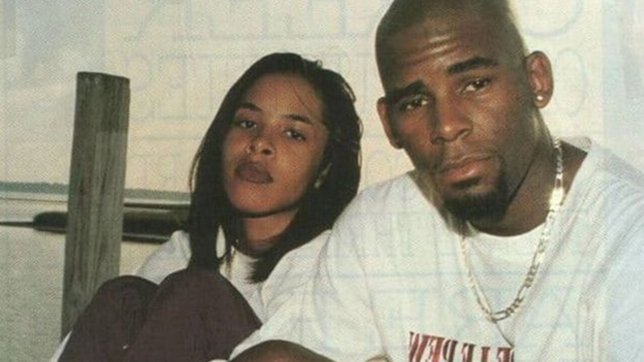 R Kelly was 27 when he illegally married singer Aaliyah (15) who falsely stated her age as 18