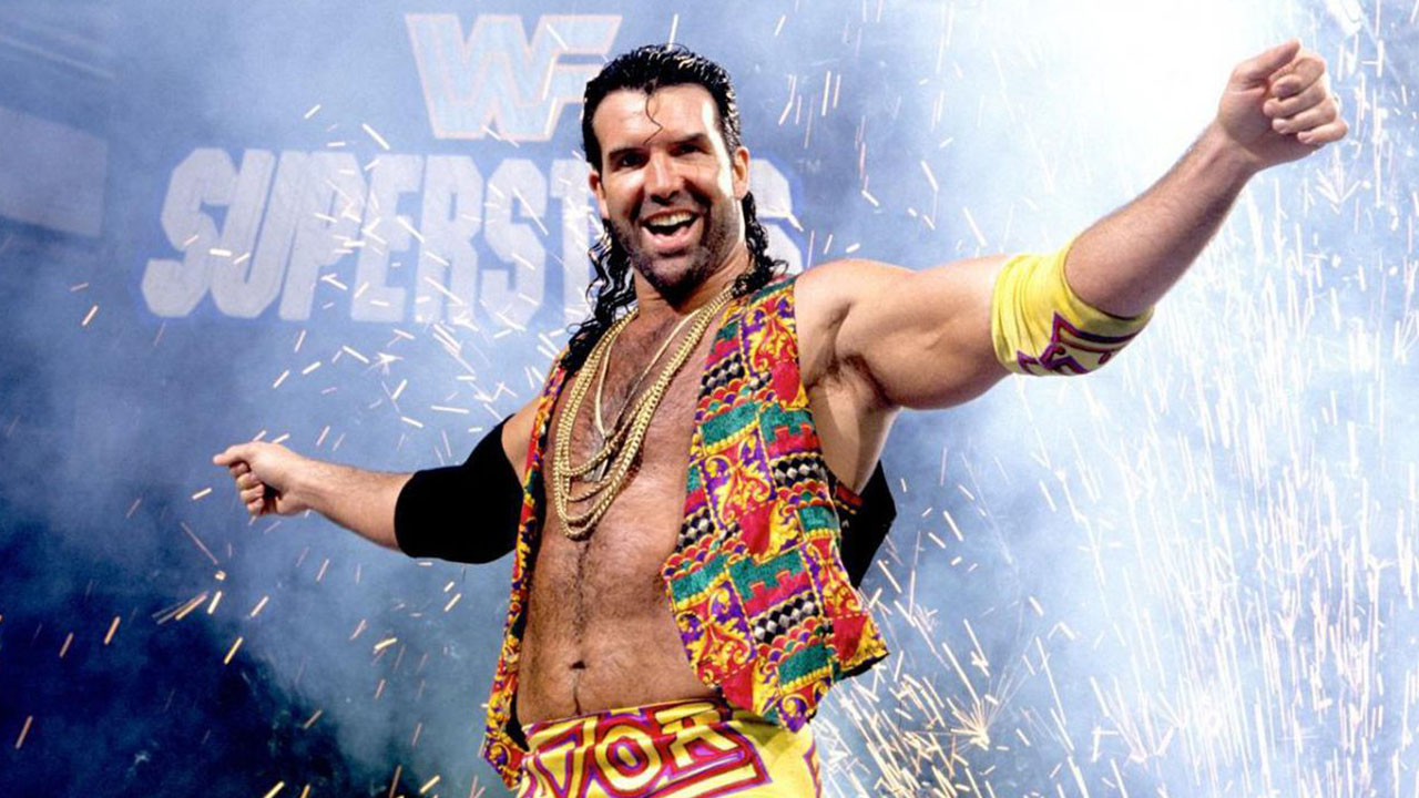 "Professional wrestler Scott Hall was diagnosed with post traumatic stress disorder, years after killing a man in self defense. Hall wrestled away the drunken man’s gun, and shot him in the head, outside of Hall’s place of work." - u/borderbox