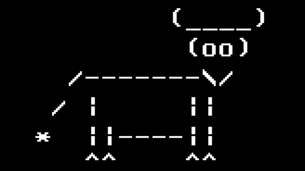 "ASCII cows" - DullBozer666