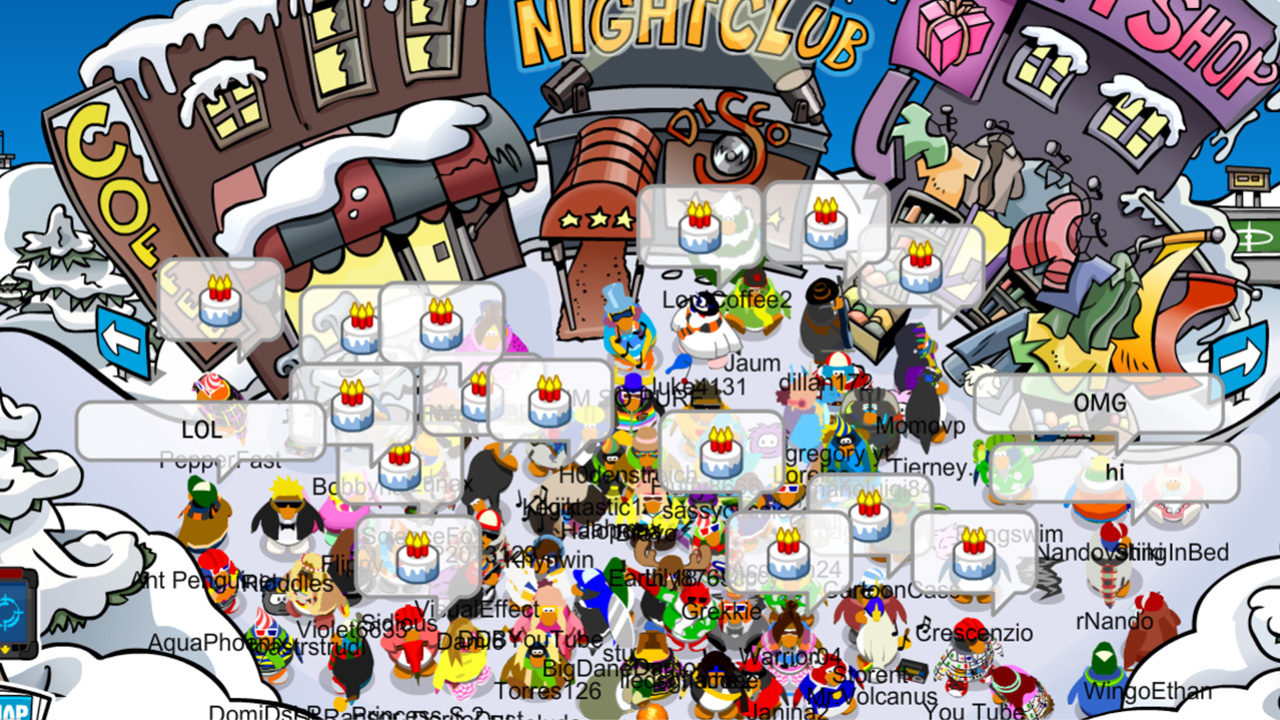 "Club penguin. Younger than my generation but all the early teens/preteens were obsessed." - tamrynsgift