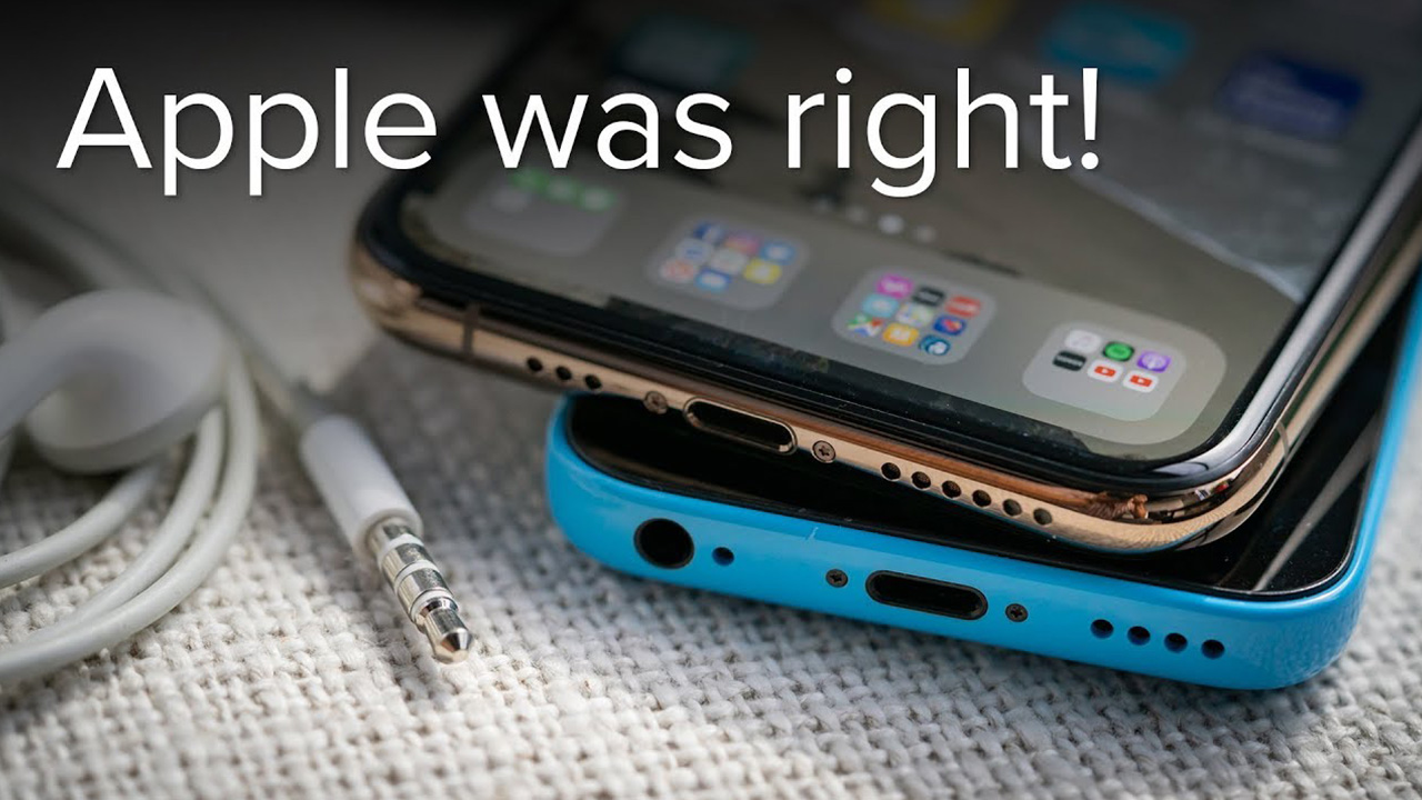 "Apple got rid of the headphone jack because Square was competing with Apple Pay." - FrostyDog94