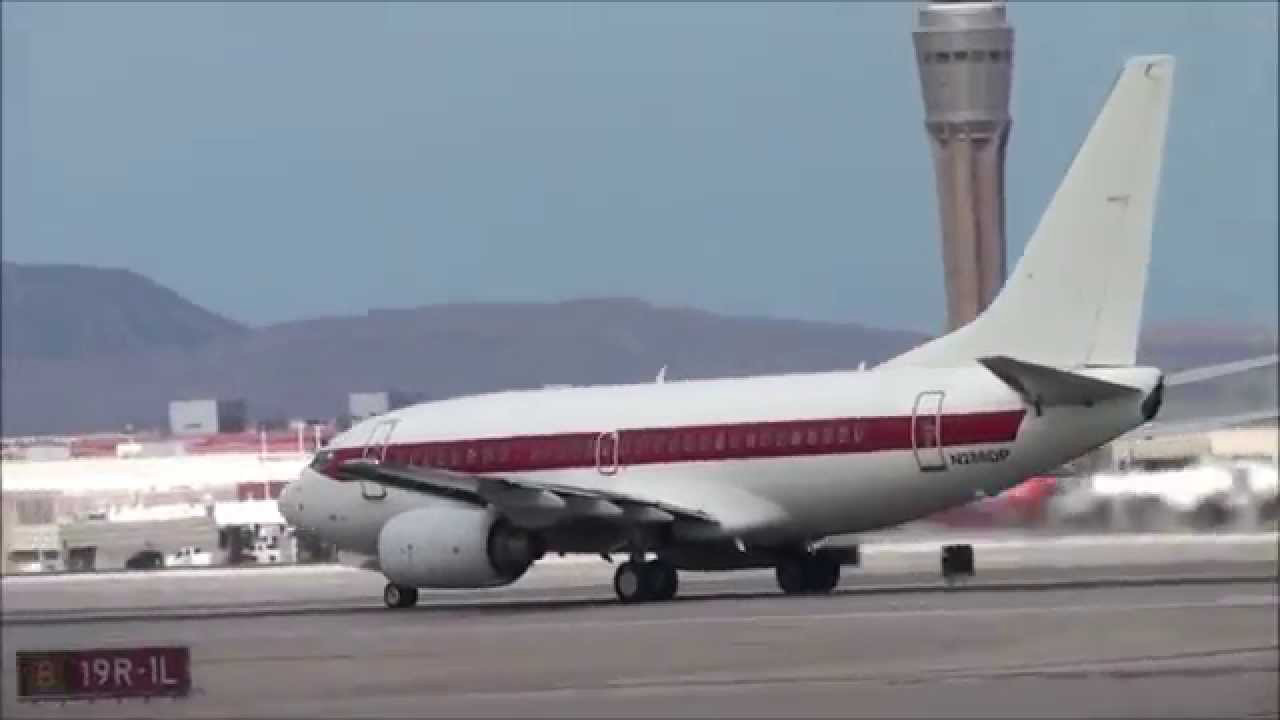 "there is a group of 737 aircraft operated by "Janet Airlines", a highly classified airline that shuttles military personnel and contractor employees to and from Area 51. The aircraft are generally unmarked, aside from a red cheatline along the windows of the aircraft." - u/shishaboob