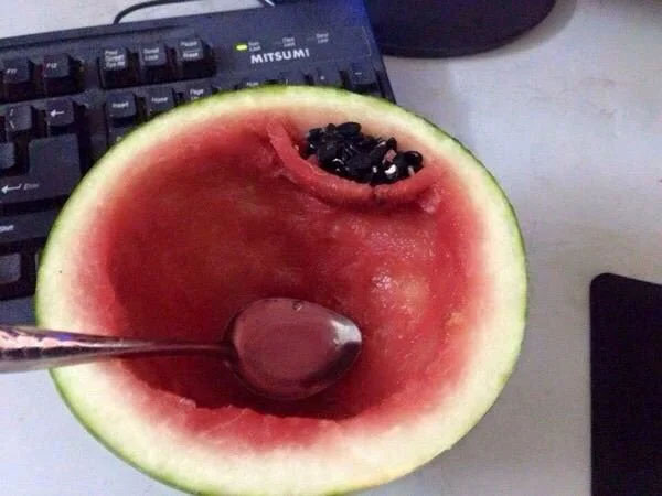 worst of humanity - eat watermelon