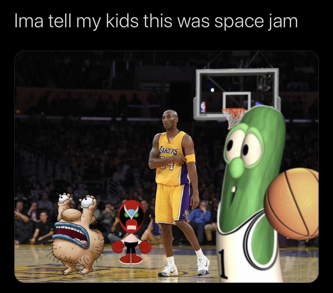 space jam meme kobe