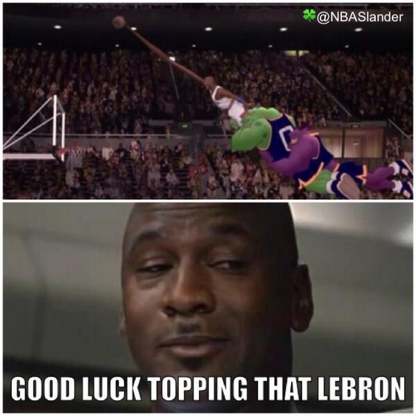 space jam meme lebron mj