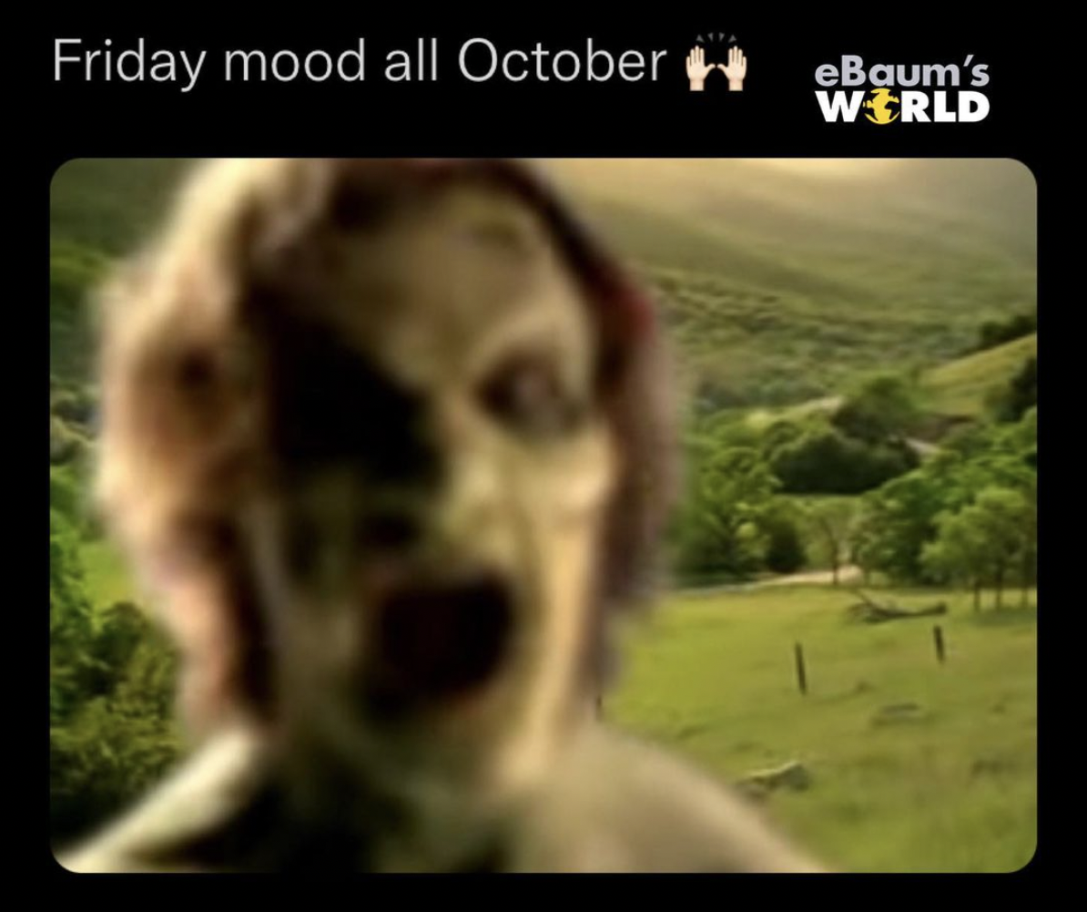 k fee commercial - Friday mood all October eBaum's World