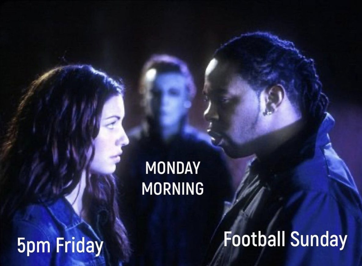 busta rhymes michael myers - Monday Morning 5pm Friday Football Sunday