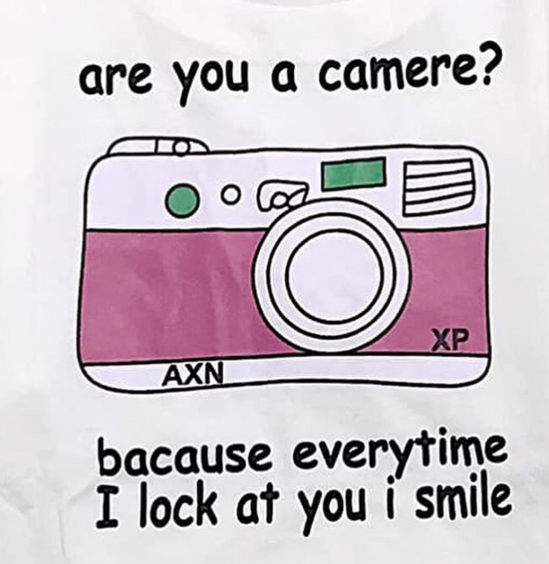 t-shirt camera