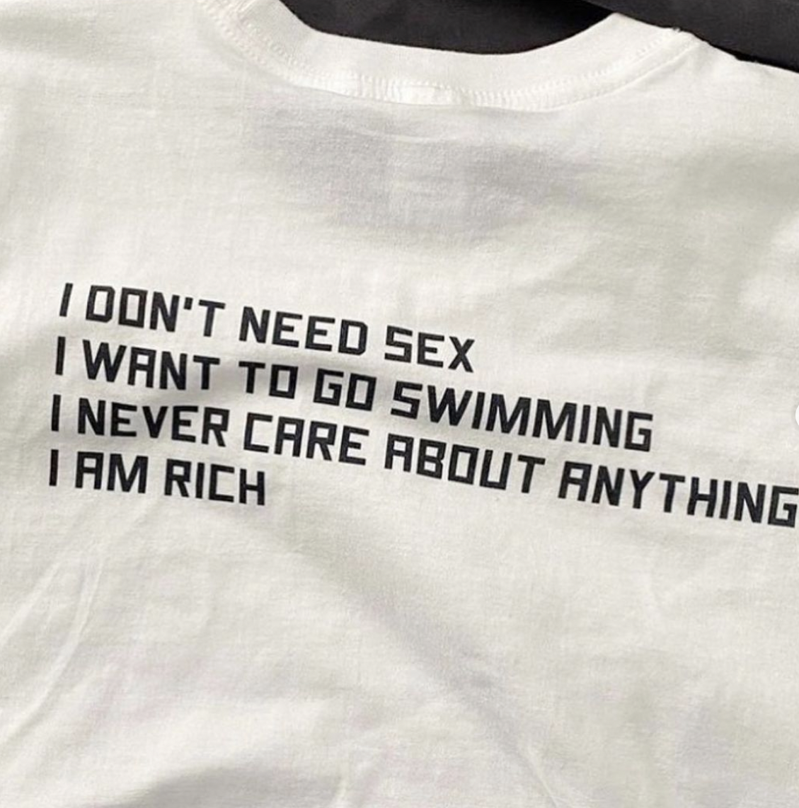 t-shirt swimming