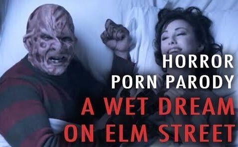 photo caption - Horror Porn Parody Awet Dream On Elm Street