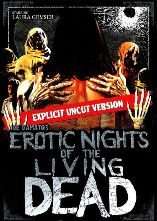 poster - Starring Laura Gemser Explicit Uncut Version Voe Damatos Erotic Nights Living Of The Dead