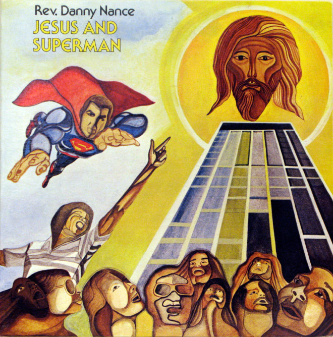creepiest christian music album covers - Rev. Danny Nance Jesus And Superman