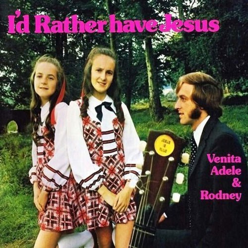 creepy religious album cover - Id Rather haver usus . Venita Adele & Rodney