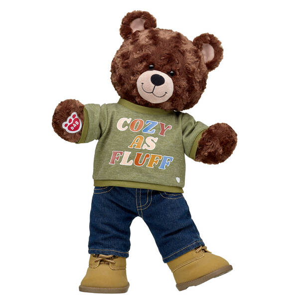 build-a-bear after dark - teddy bear - Cozy As Fluff