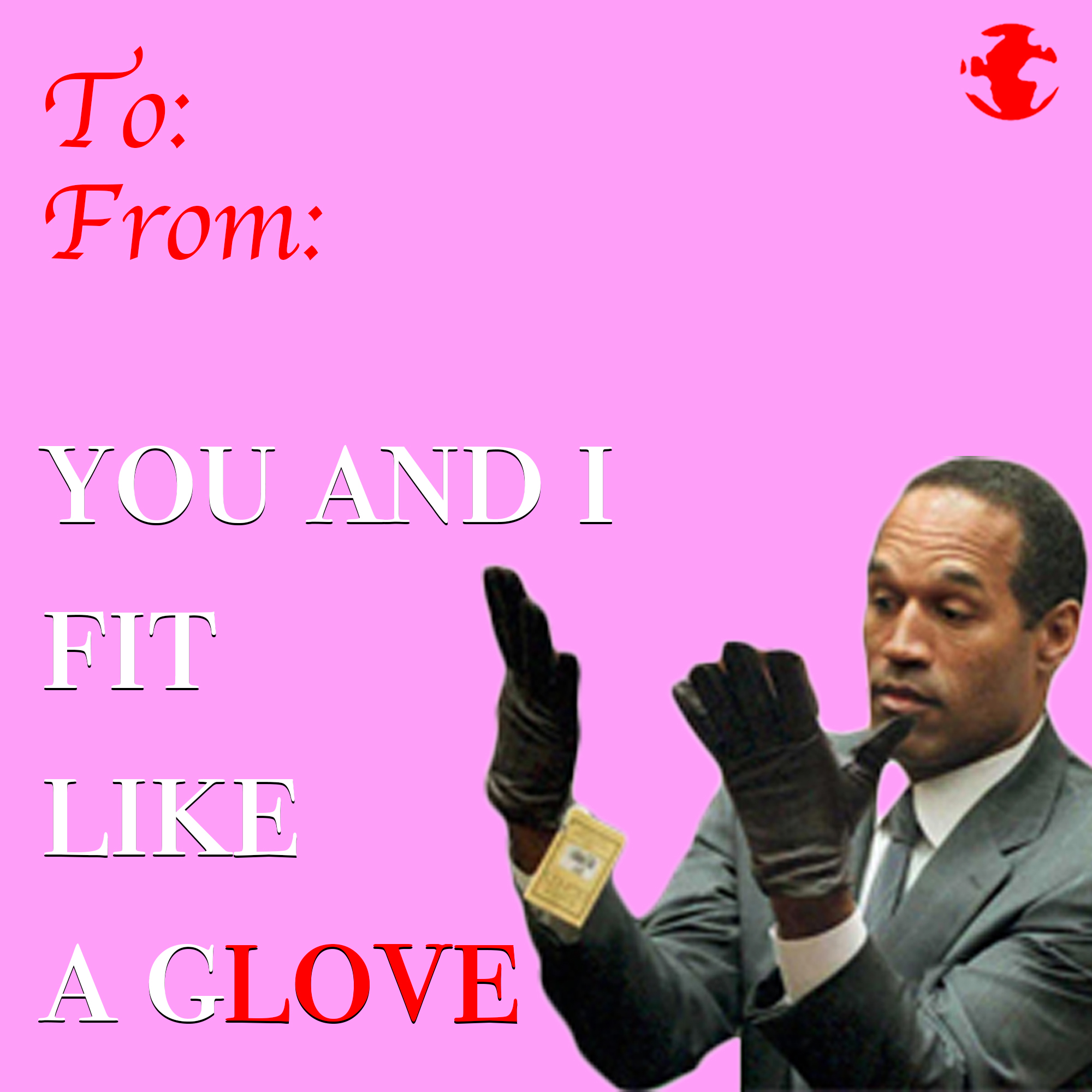 eBaum's Valentine's Day Cards 2022 - glove didn t fit - To From You And I Fit A Glove
