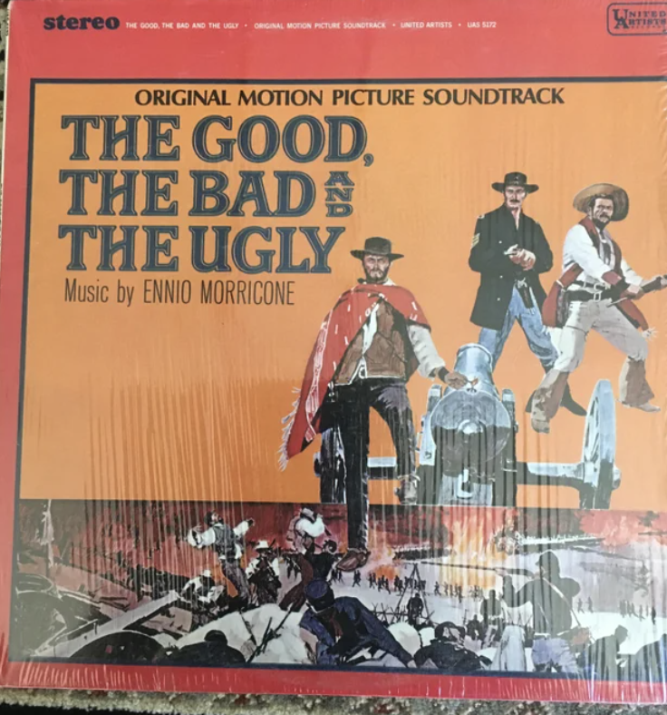rare vinyl - good the bad and the ugly soundtrack - Tant stereo Original Motion Picture Soundtrack The Good The Bada The Ugly Music by Ennio Morricone