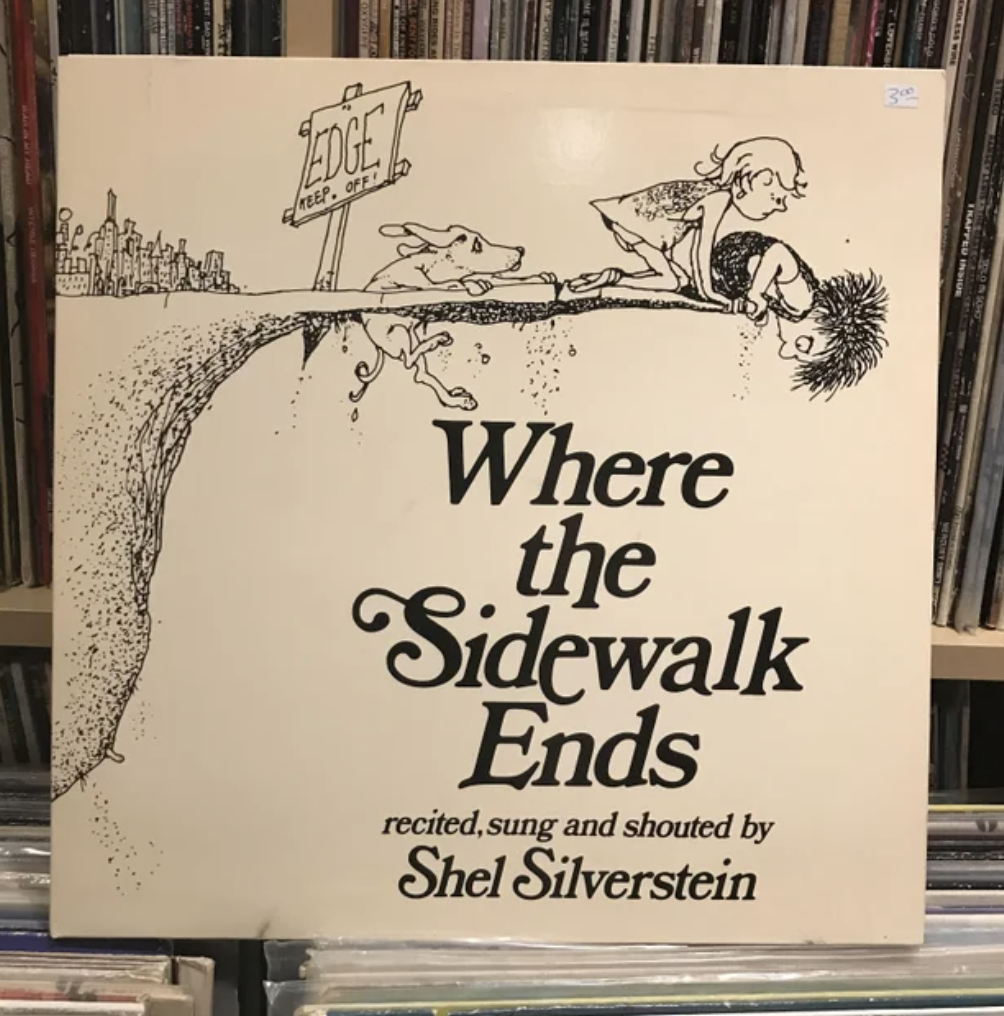 rare vinyl - shel silverstein where the sidewalk ends cd - Edge El. Where the Sidewalk Ends recited, sung and shouted by Shel Silverstein