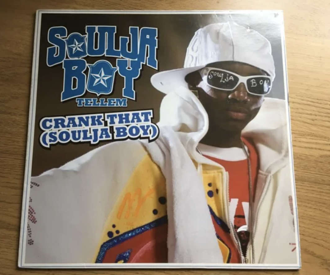rare vinyl - crank that soulja boy - Skulir Soulja Bord Tellem Crank That Soulja Boy