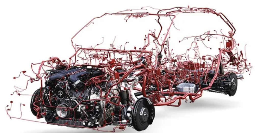 engineering marvels - all the wires in a car