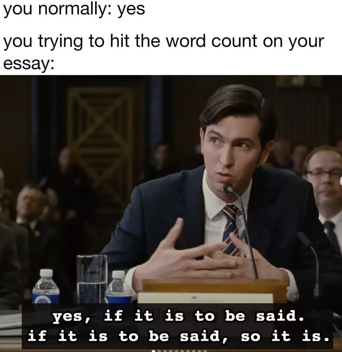 SparkNotes memes - public speaking - you normally yes you trying to hit the word count on your essay yes, if it is to be said. if it is to be said, so it is.