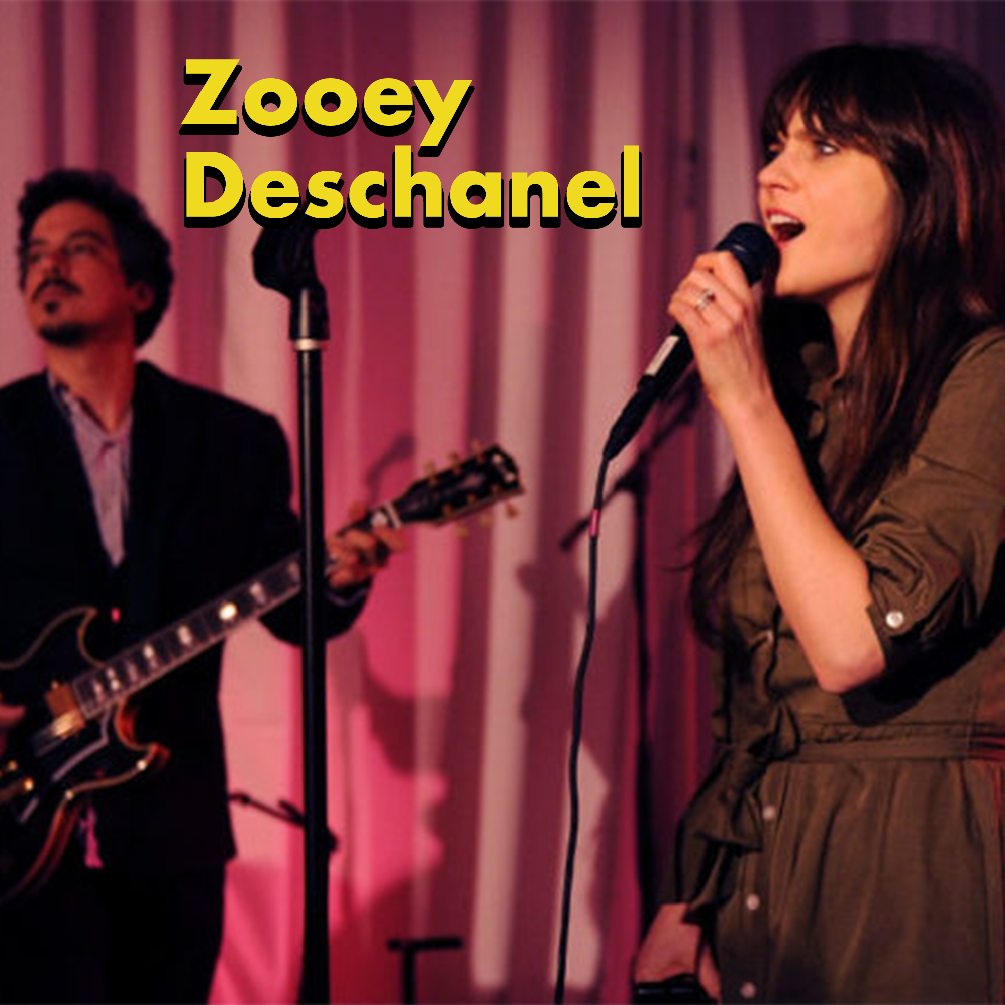 actors in bands - she and him vs death cab for cutie - Zooey Deschanel