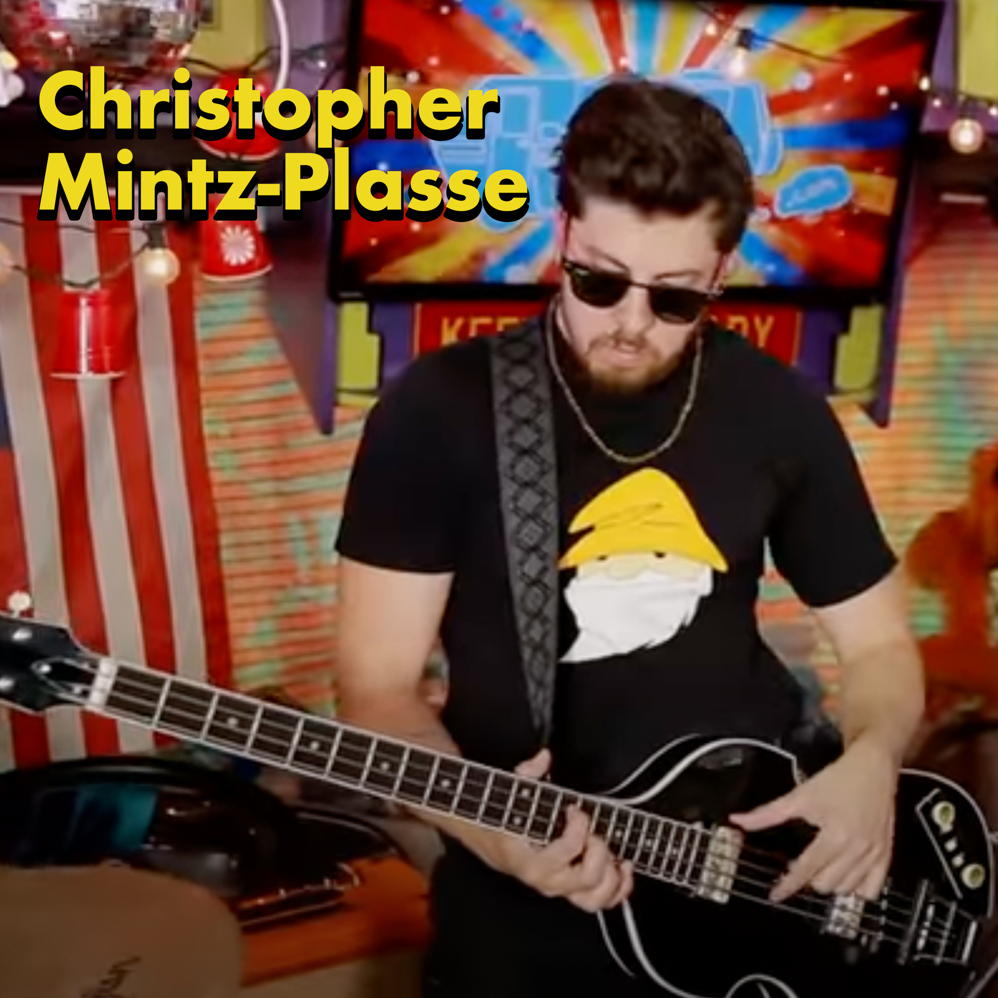 actors in bands - guitarist - Christopher MintzPlasse vre . a..