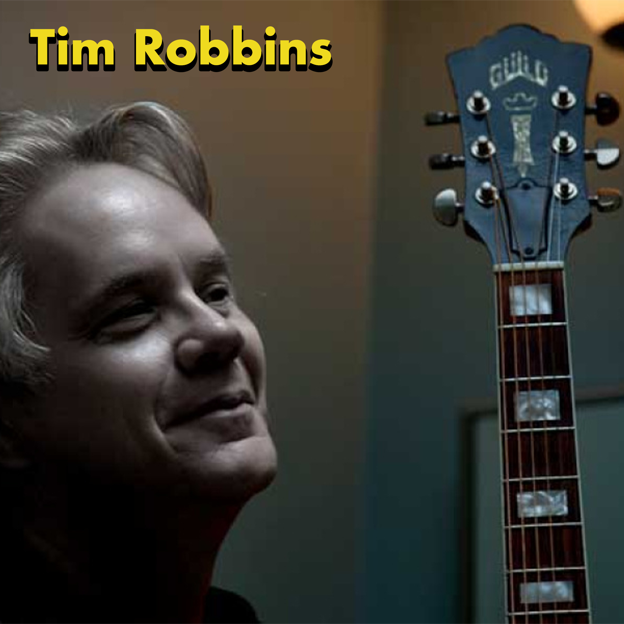 actors in bands - string instrument - Tim Robbins