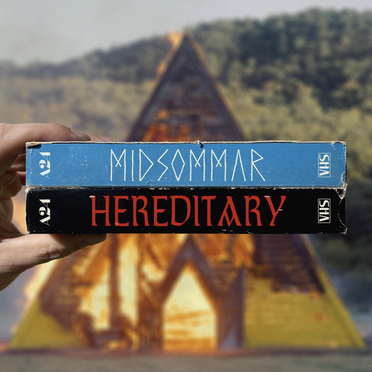 VHS tape edits - midsommar cinematography - A21 Sha Midsommar Hereditary A21
