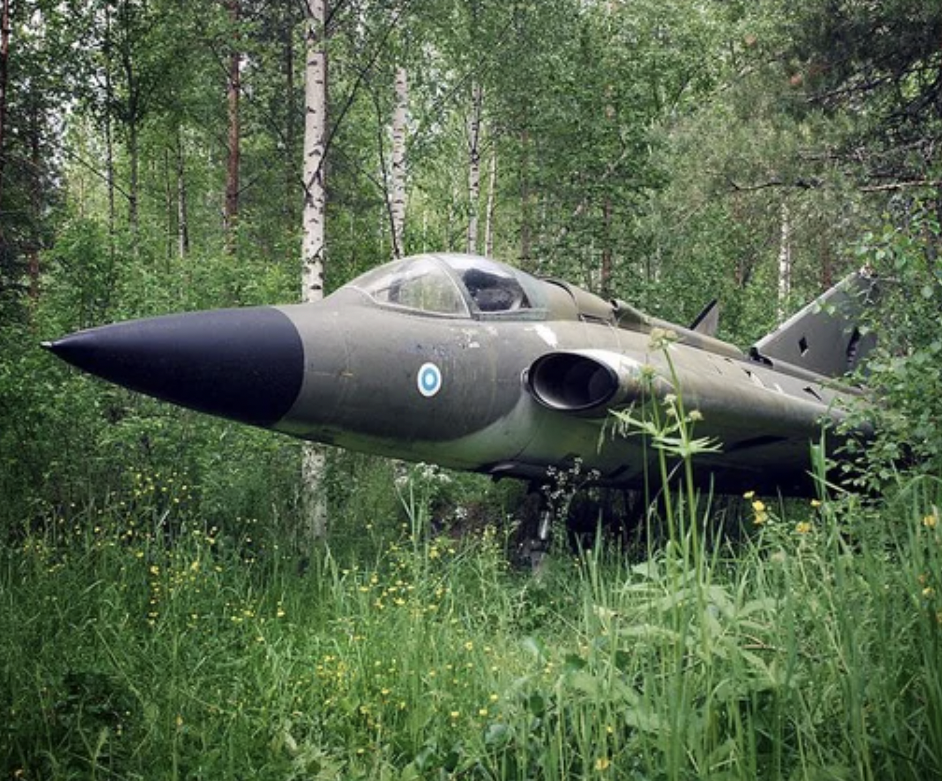 found in the woods - abandoned jets