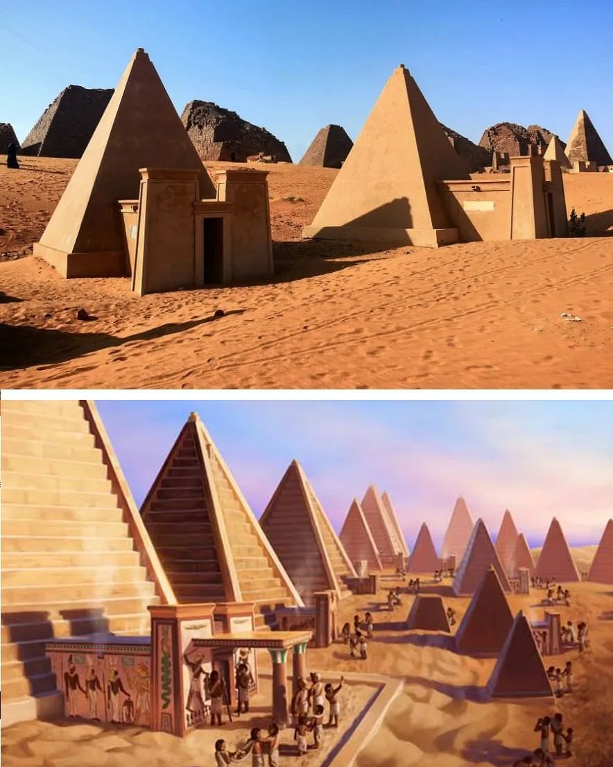 Geometric structures older than pyramids made by Nubians