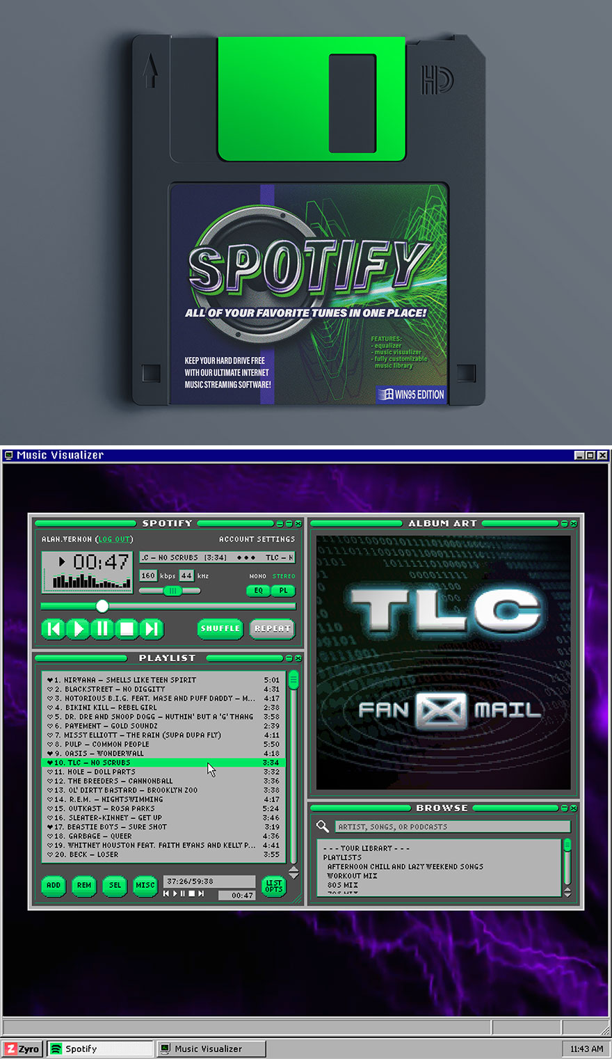 Designers Show What Popular Websites Would Look Like If They Were Made In The ’90s (8 Pics)