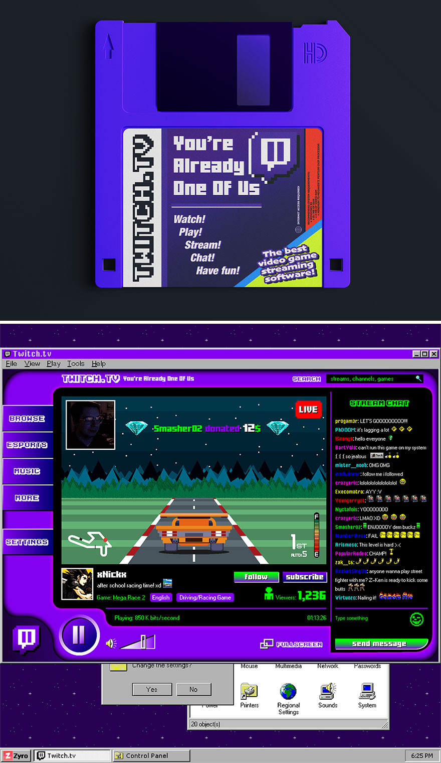 Designers Show What Popular Websites Would Look Like If They Were Made In The ’90s (8 Pics)