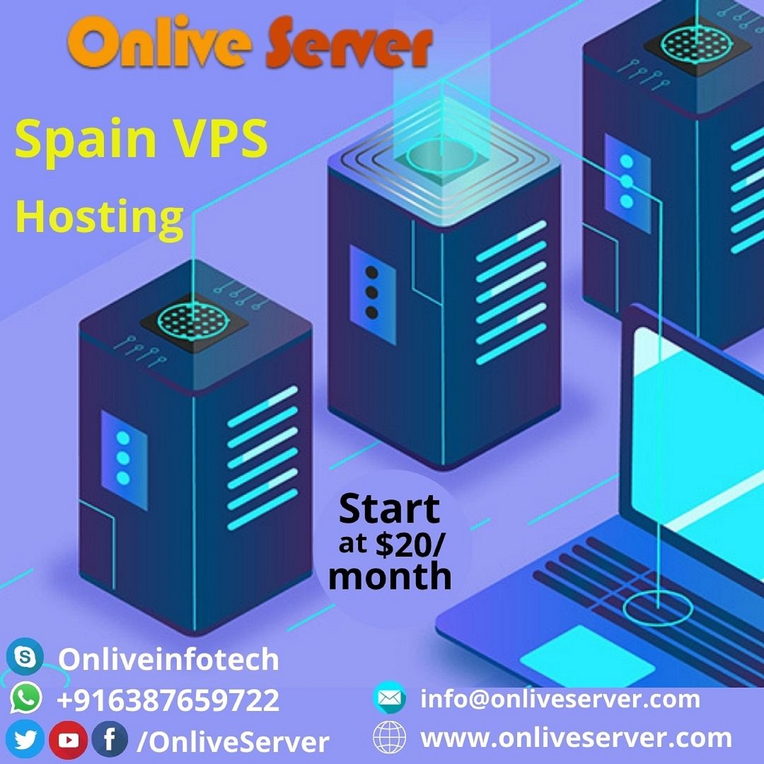 Get the Spain VPS Hosting helps to increase the performance of the user's website from Onlive Server. You can start at just only $20/month for business, and can increase an online business. With Spain VPS Hosting, you are entitled to receive the amazing comprehensive technical support that will be helping in your need.